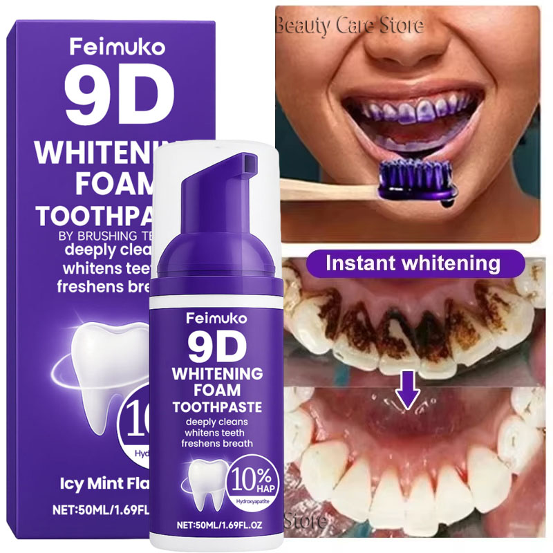 Remineralizing Toothpaste - Pasta Gigi Pemutih Gigi Ungu 9D