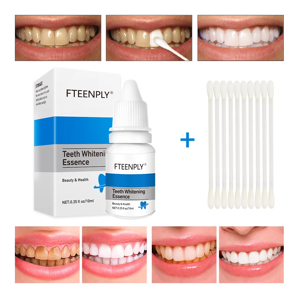 Teeth Whitening Powder - FTEENPLY Bubuk Esensi Pemutih Gigi Serum