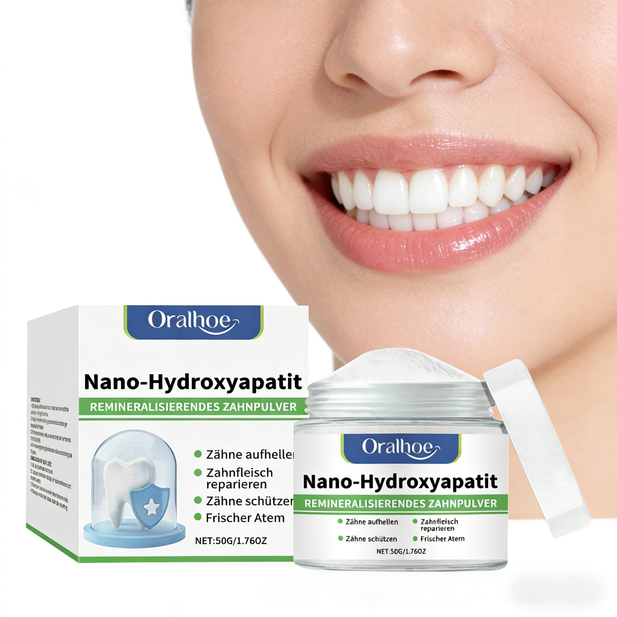 Teeth Whitening Powder - Bubuk Pemutih Gigi Oralhoe Pembersih Mendalam