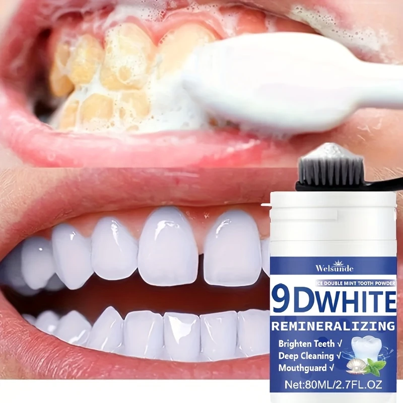 Teeth Whitening Co - Bubuk Gigi Hidroksiapatit Remineralisasi 9D Putih,