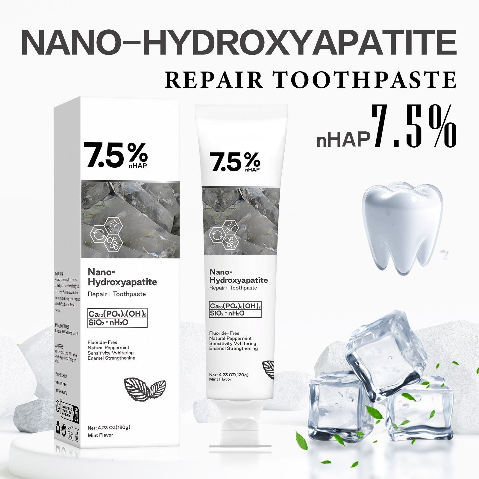 Hydroxyapatite Toothpaste - Pasta Gigi Pemutih Hydroxyapatite – Menghilangkan