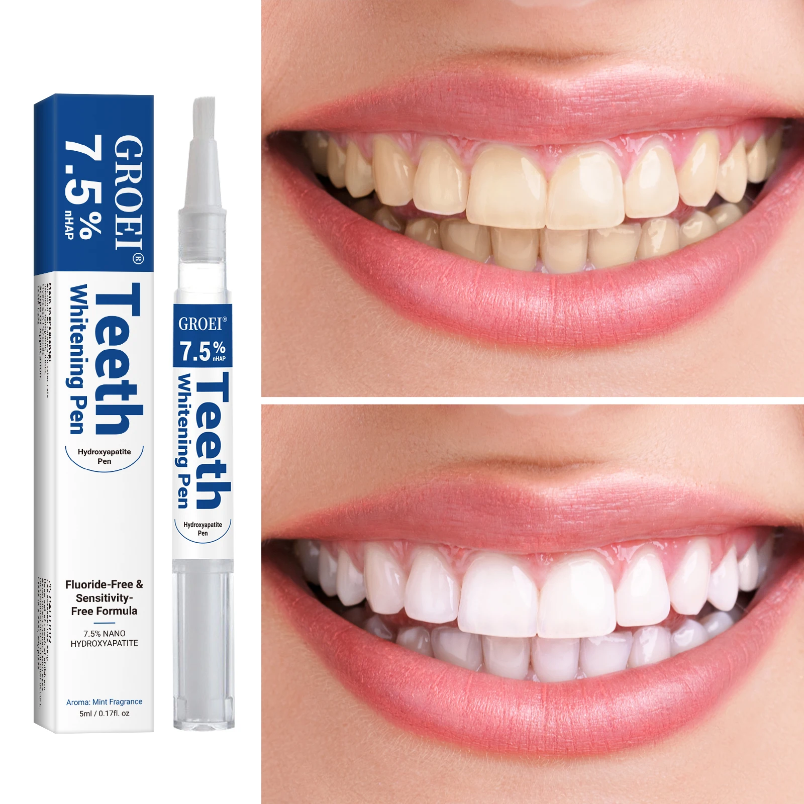 Pena Pemutih Gigi Hidroksiapat - Teeth Whitening Foam ulasan dan harga