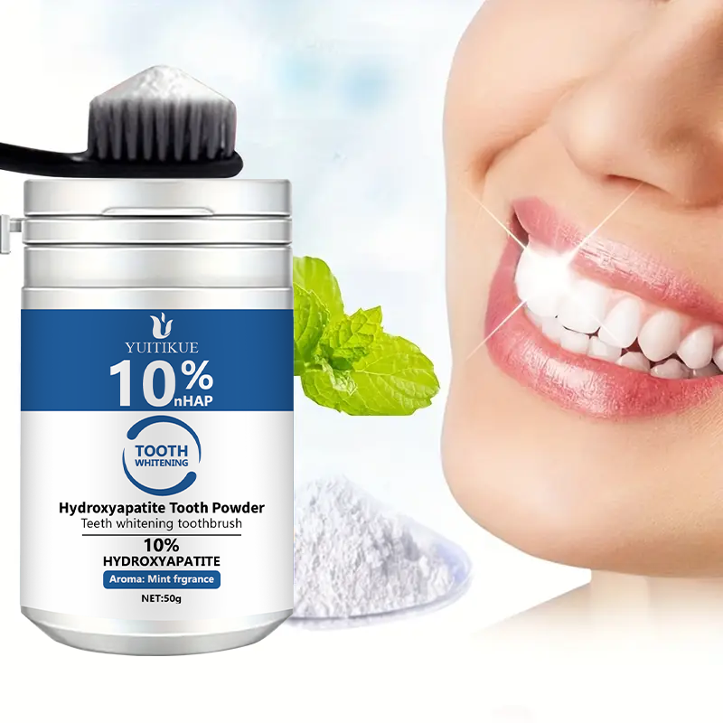 YUTIKUE 10% nHAP Bubuk Gigi 50 - Hydroxyapatite Toothpaste ulasan dan harga