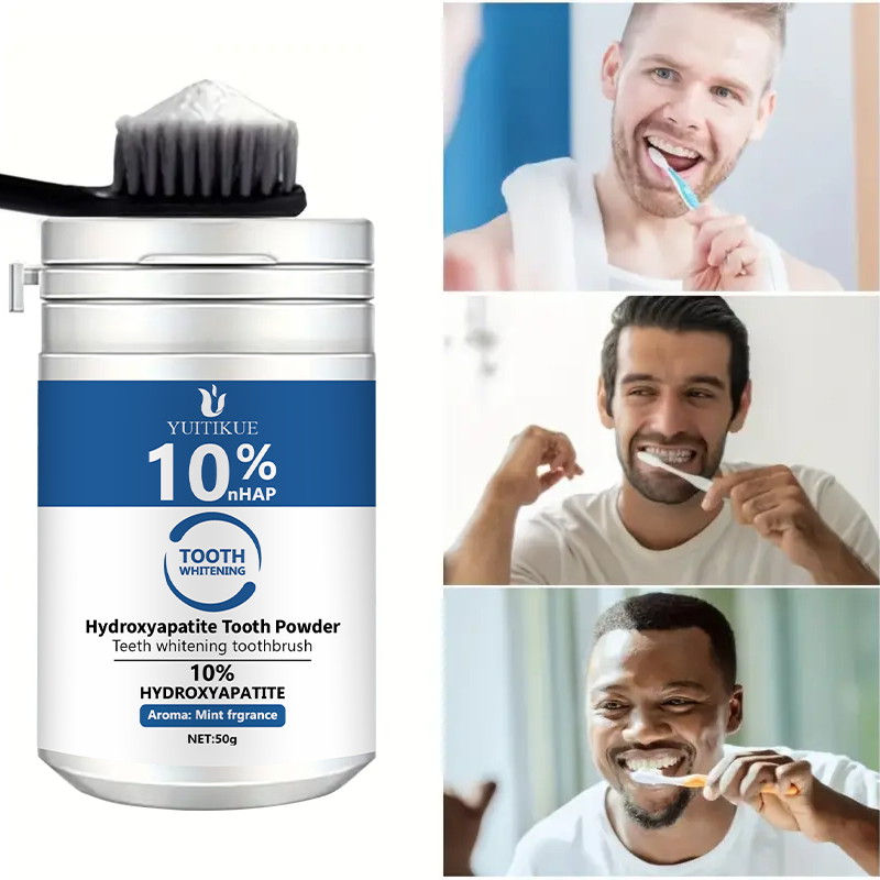 YUTIKUE 10% nHAP Bubuk Gigi 50 - Hydroxyapatite Toothpaste ulasan dan harga