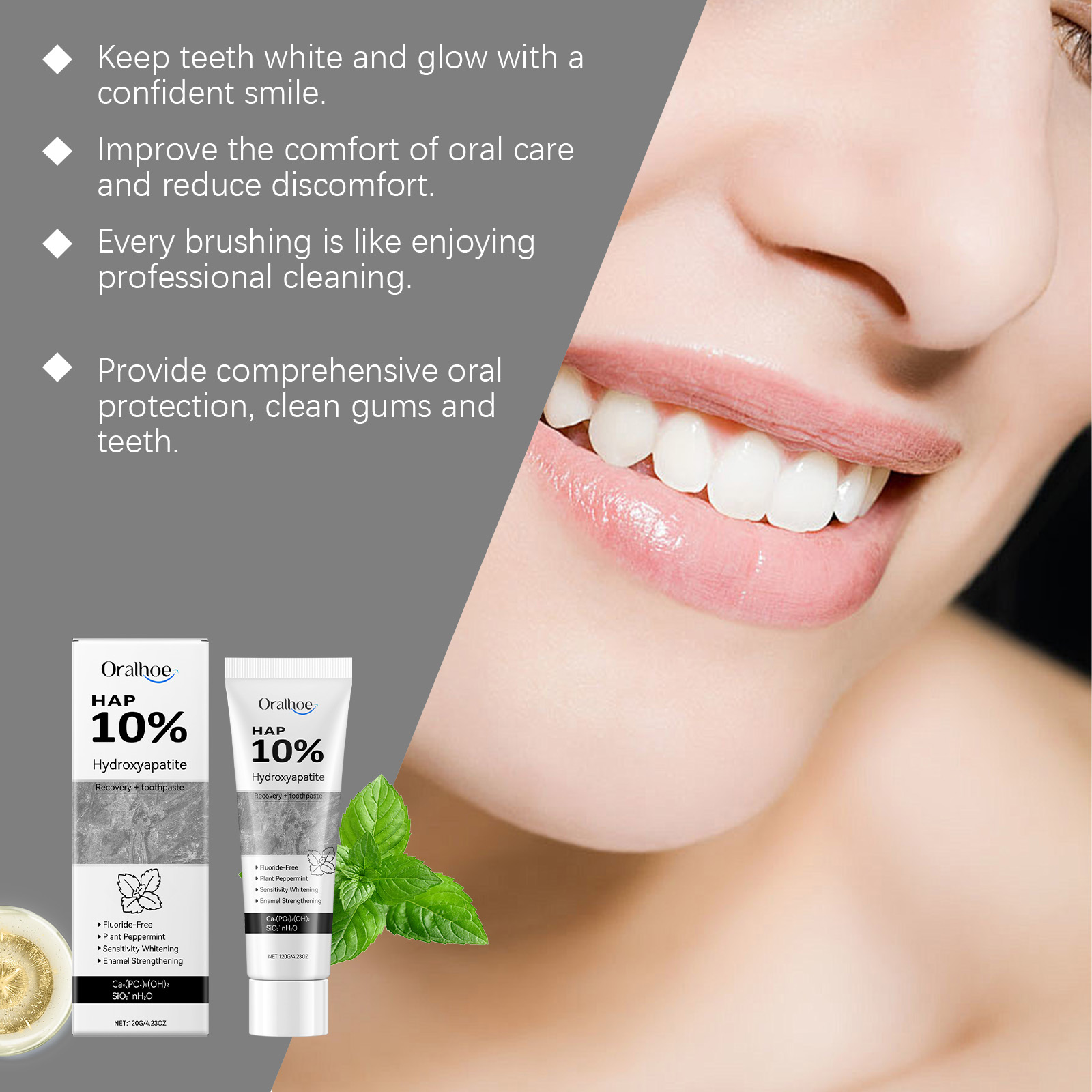 Hydroxyapatite W-hitening Past - Hydroxyapatite Toothpaste ulasan dan harga