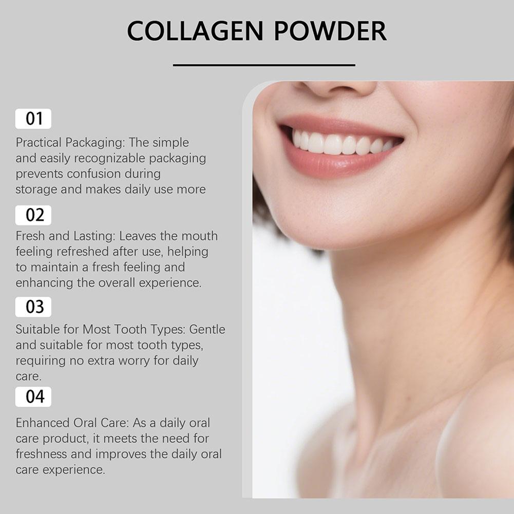 Bubuk Permen Karet Penguat Kol - Teeth Whitening Co ulasan dan harga