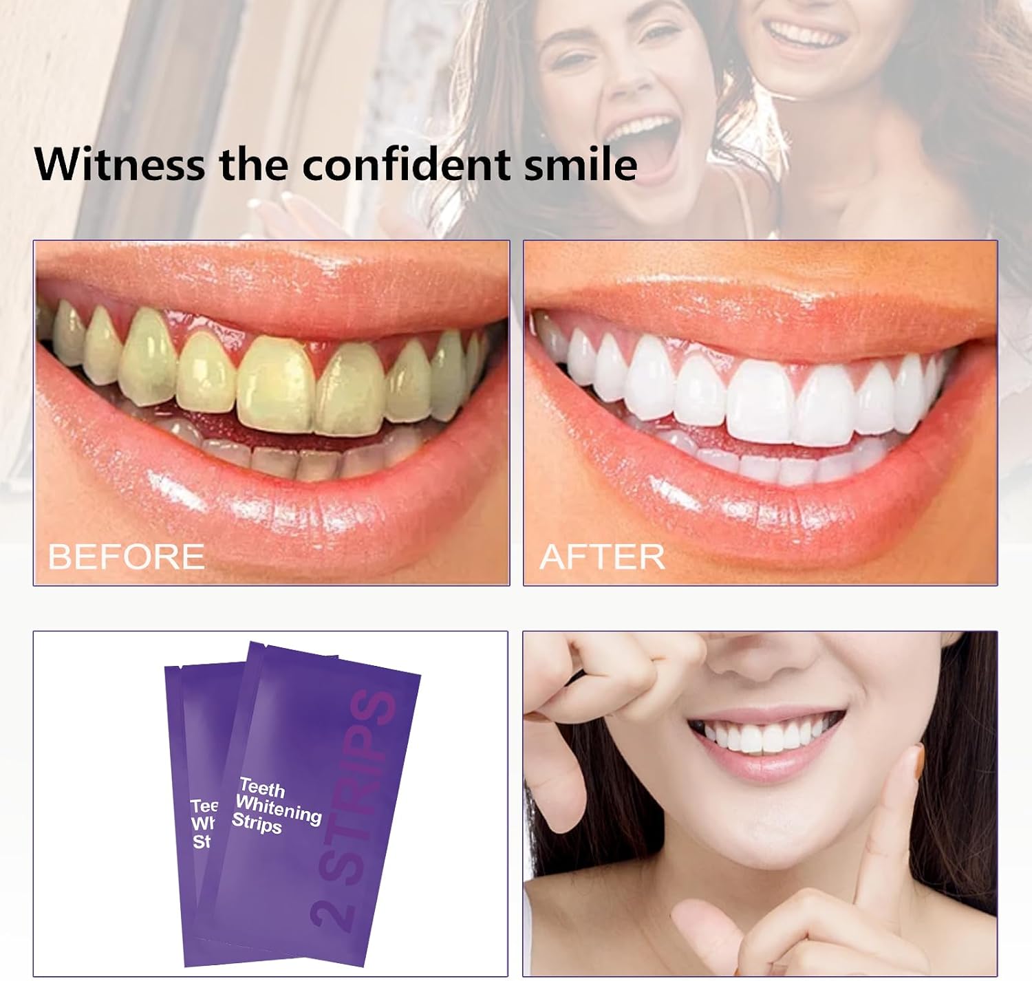 7pcs Strip Pemutih Gigi Premiu - Teeth Whitening Kit At Home ulasan dan harga