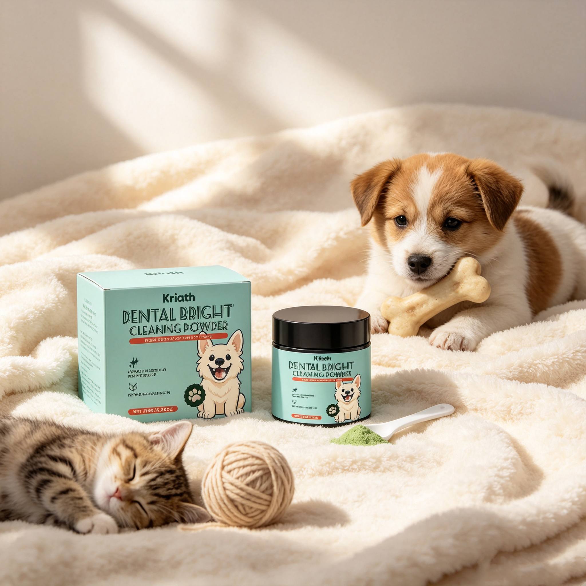 Bubuk Pembersih Gigi Anjing Pe - Teeth Whitening Powder ulasan dan harga