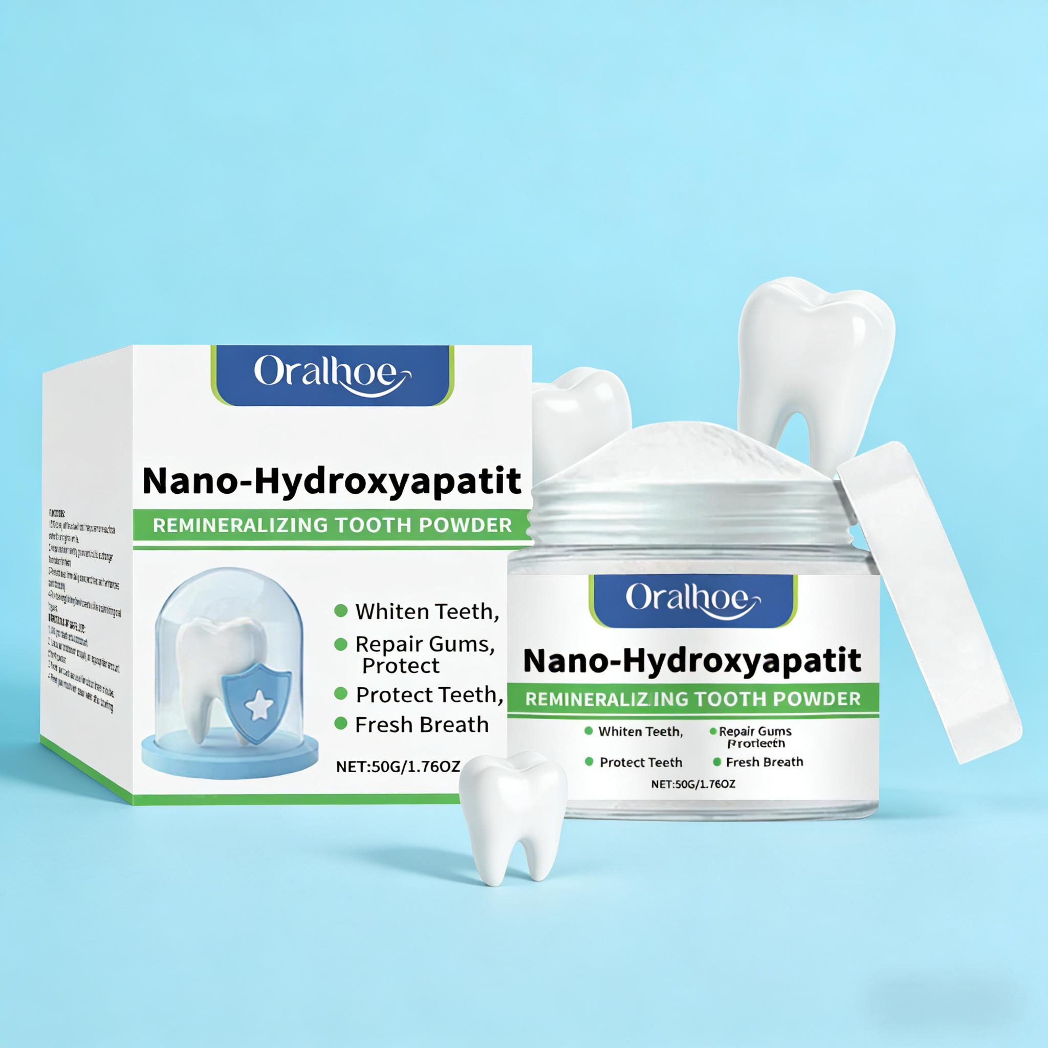 Bubuk Pemutih Gigi Oralhoe Pem - Teeth Whitening Powder ulasan dan harga