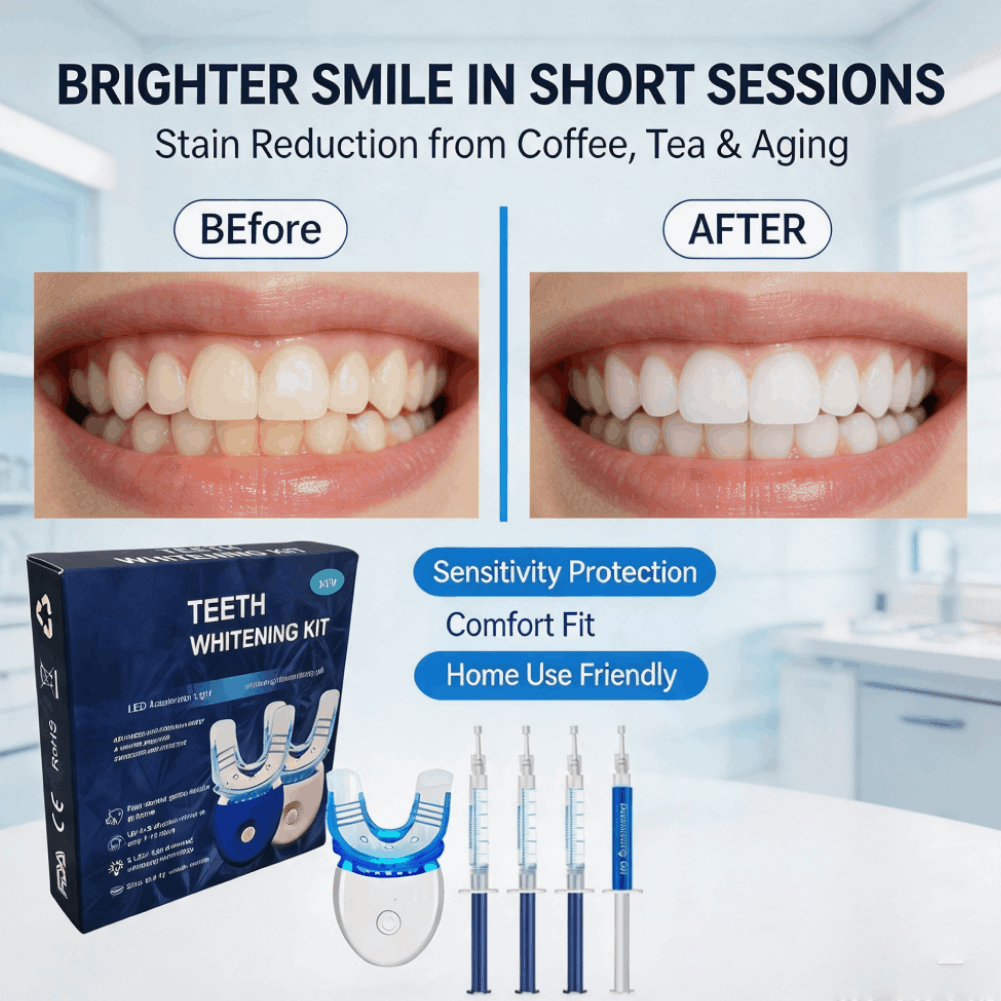 Kit Pemutih Gigi Profesional G - Teeth Whitening Kit At Home ulasan dan harga