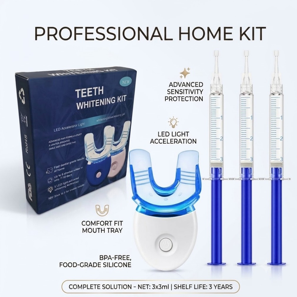Kit Pemutih Gigi Profesional G - Teeth Whitening Kit At Home ulasan dan harga