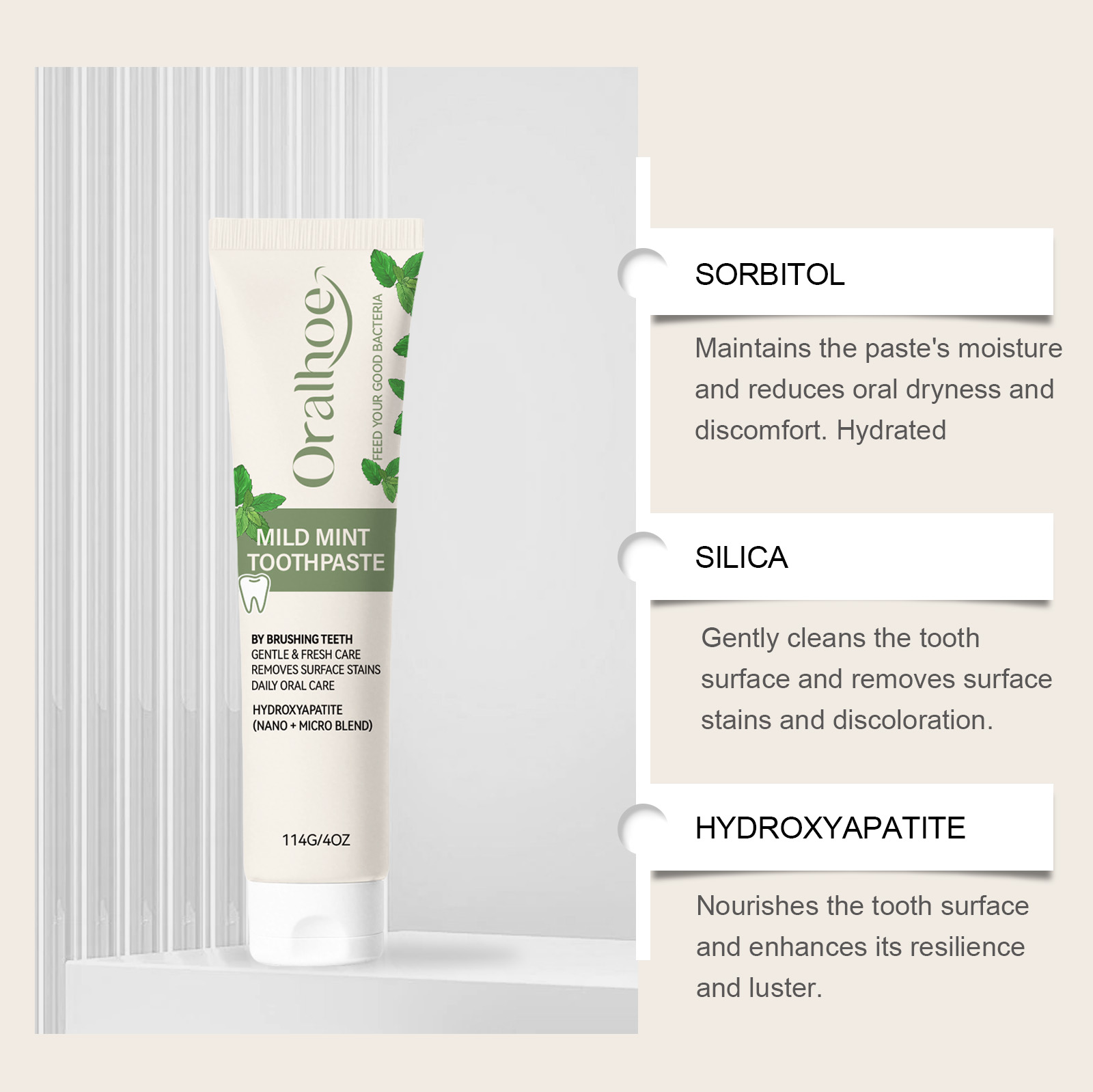Pasta Gigi Mint—Formula Nano-H - Hydroxyapatite Toothpaste ulasan dan harga