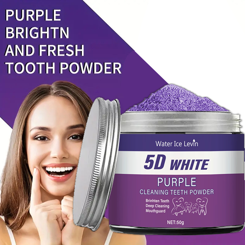 Bubuk Pemutih Gigi Ungu, 50g - - Teeth Whitening Co ulasan dan harga