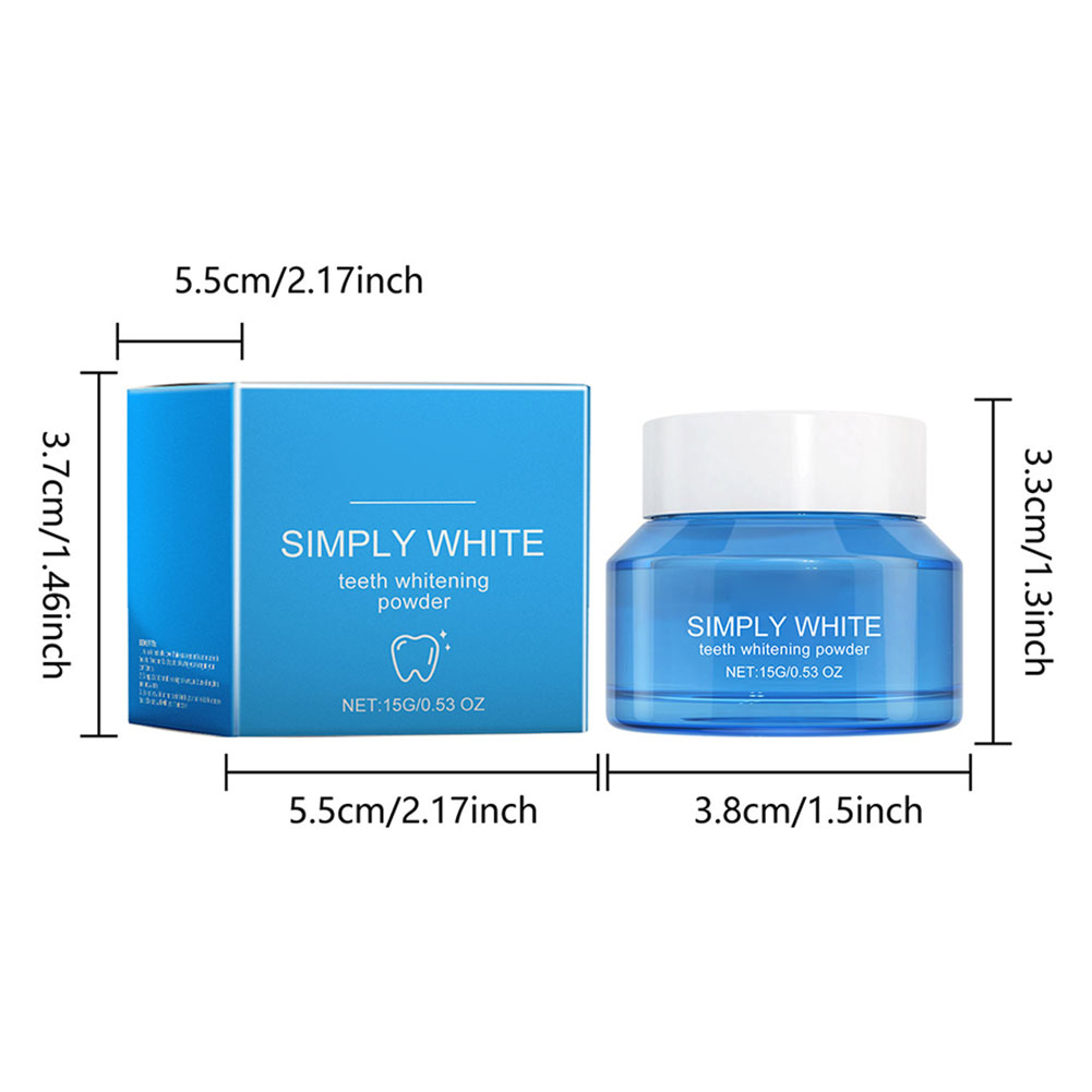 Bubuk Penghilang Noda Gigi Pro - Teeth Whitening For Photos ulasan dan harga
